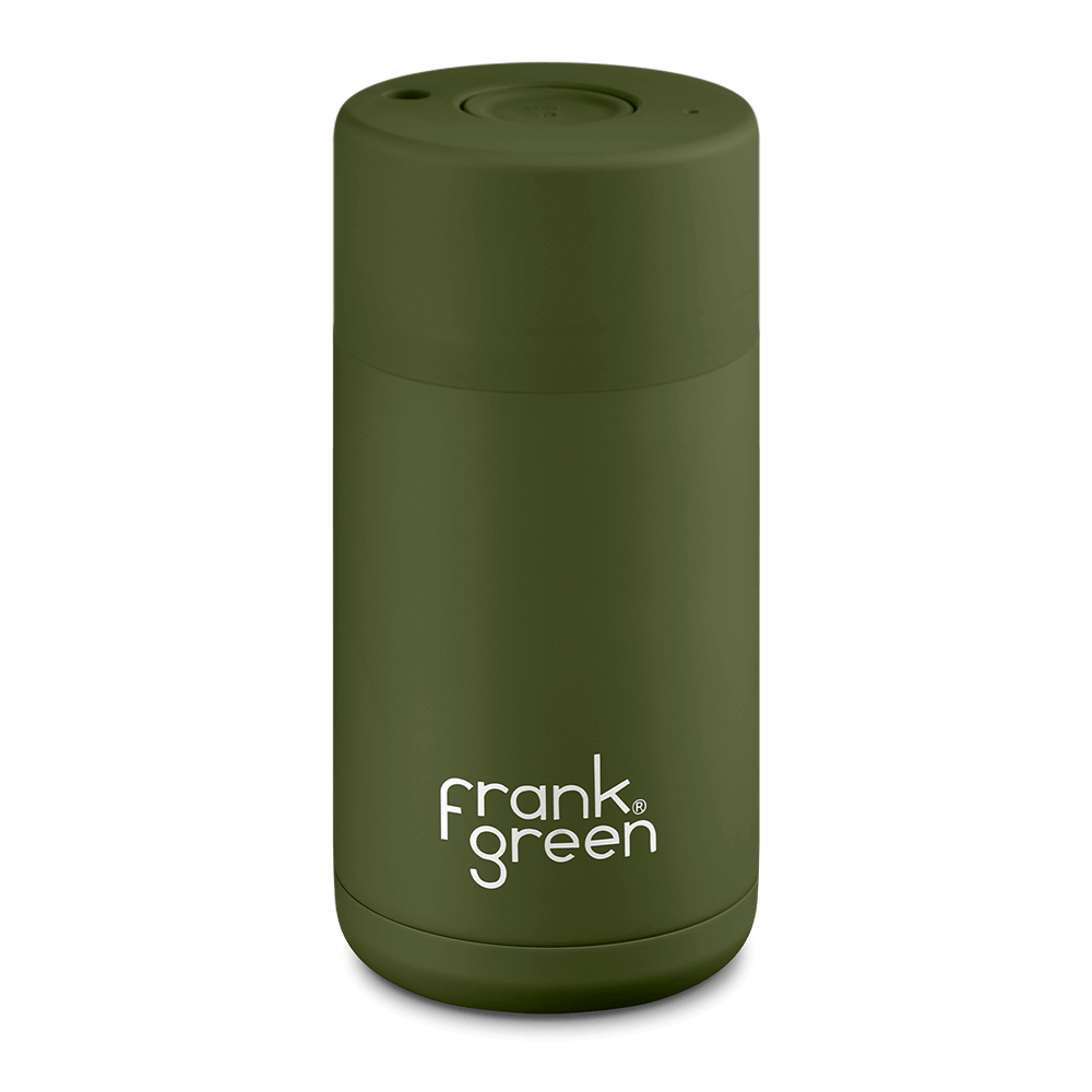 Frank Green Ceramic 355 ml stainless - khaki