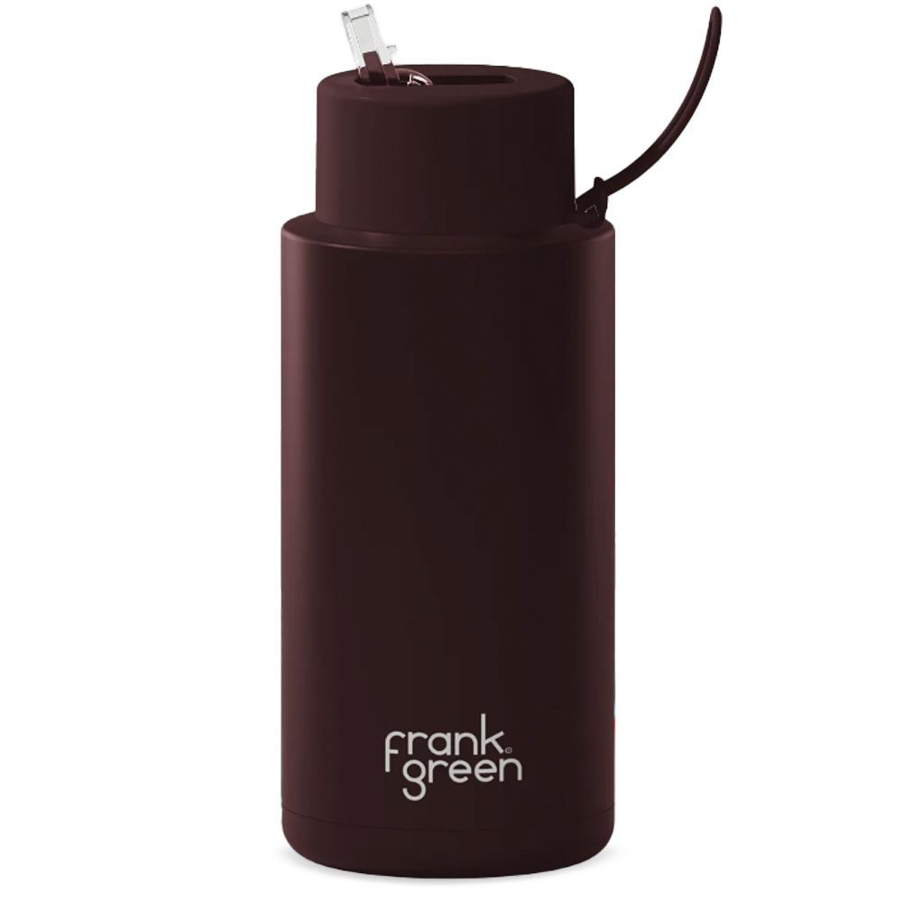 Frank Green Ceramic 1000 ml Straw stainless steel - Chocolate