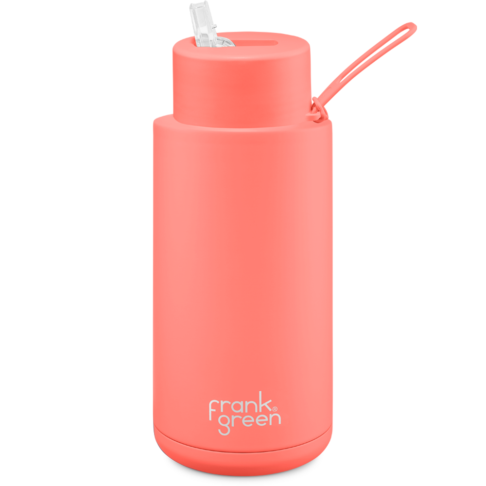 Frank Green Ceramic 1000 ml Straw stainless steel - sweet peach