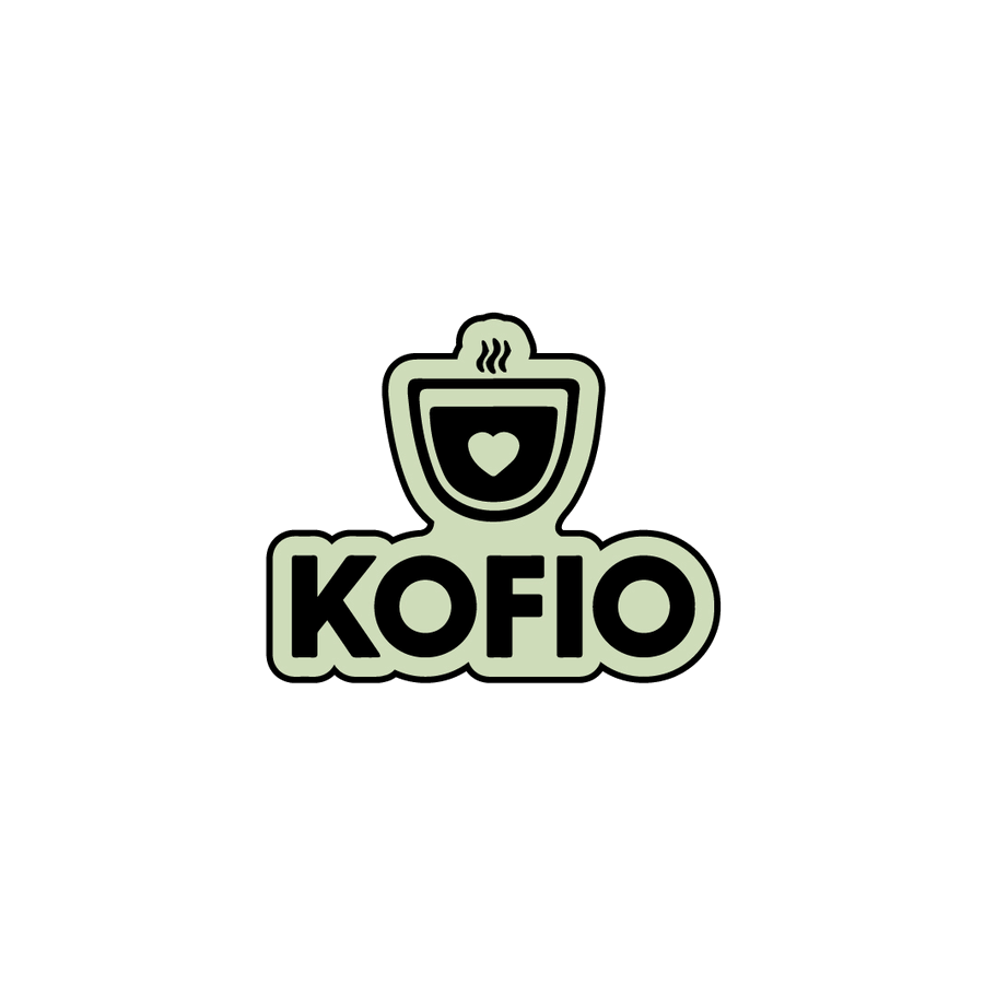 Kofio enamel pin - pistachio