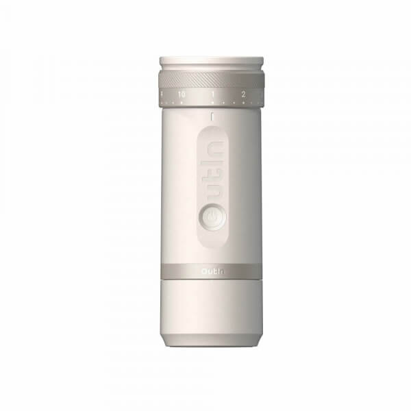 Outin Fino Portable Electric Espresso Coffee Grinder - White