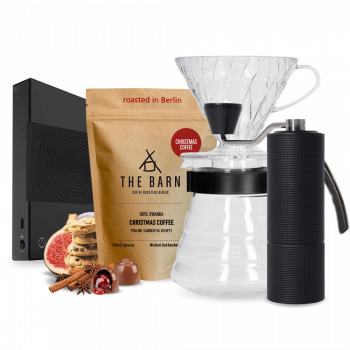 The Barn Christmas coffee Hario V60 Timemore C3 Basic Scale Set - black