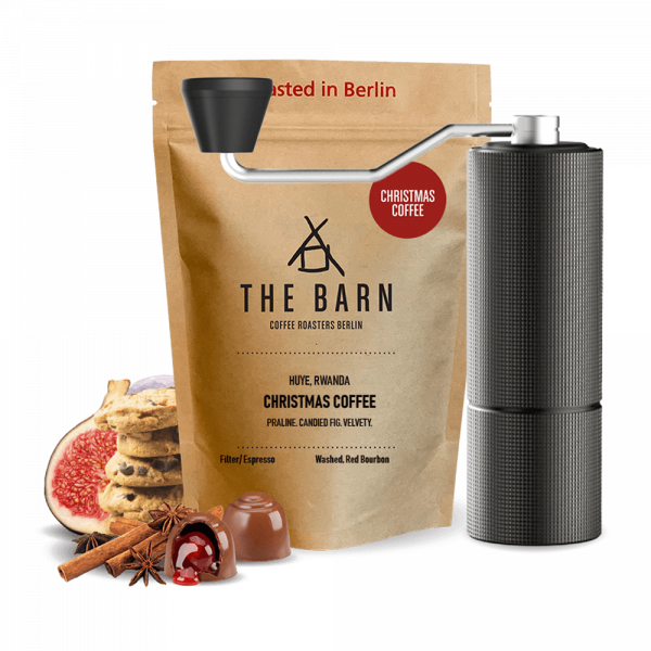 The Barn Christmas coffee Timemore C2 Set - black