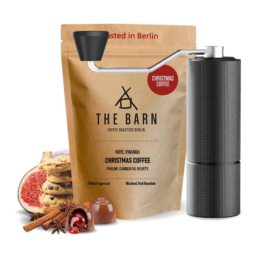 The Barn Christmas coffee Timemore C2 Set - black