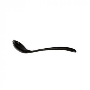 Origami porcelain cupping spoon - black