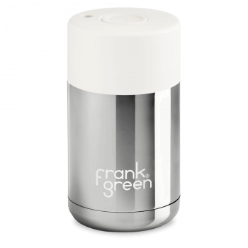 AS GOOD AS NEW - Frank Green Ceramic 295 ml stainless steel - chrome silver / cloud