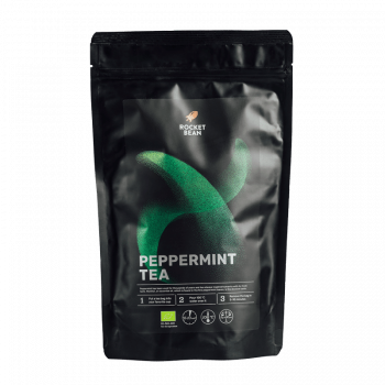 Rocket Bean PEPPERMINT TEA - pyramid tea - 50 x 2g