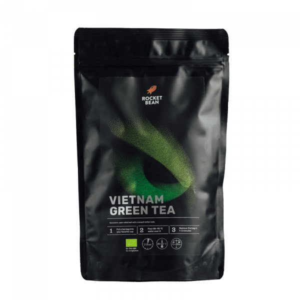 Rocket Bean VIETNAM GREEN TEA - pyramid tea - 50 x 2g