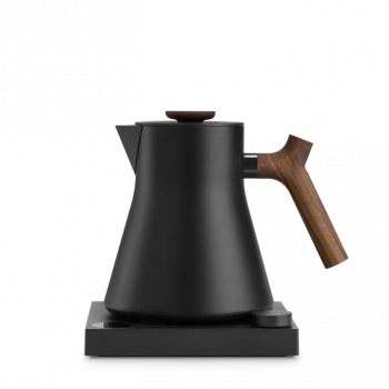 Fellow Corvo EKG PRO - black electric kettle with wooden handle
