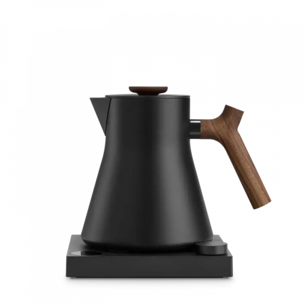 Fellow Corvo EKG PRO - black electric kettle with wooden handle