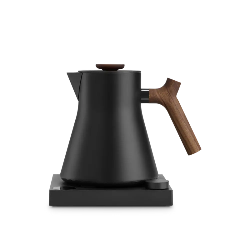 Fellow Corvo EKG PRO - black electric kettle with wooden handle
