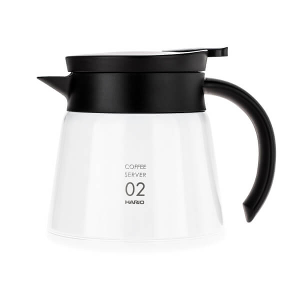 Kettle THERMO SERVER Hario V60 600ml - white (VHS-60W)