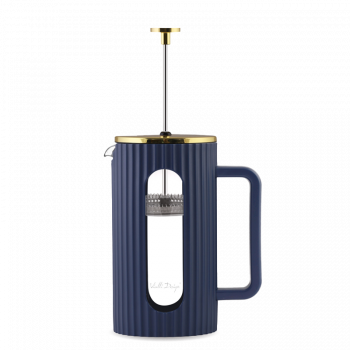 Vialli Design - Livio French Press 1000ml - Indigo/gold