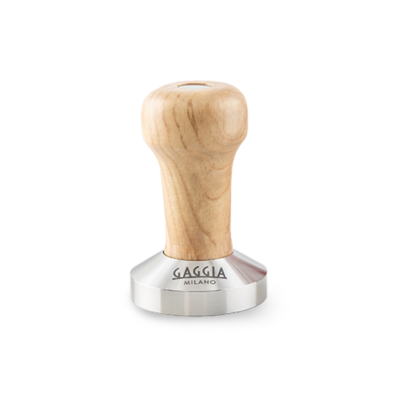 Gaggia Tamper 58mm - stainless steel wood