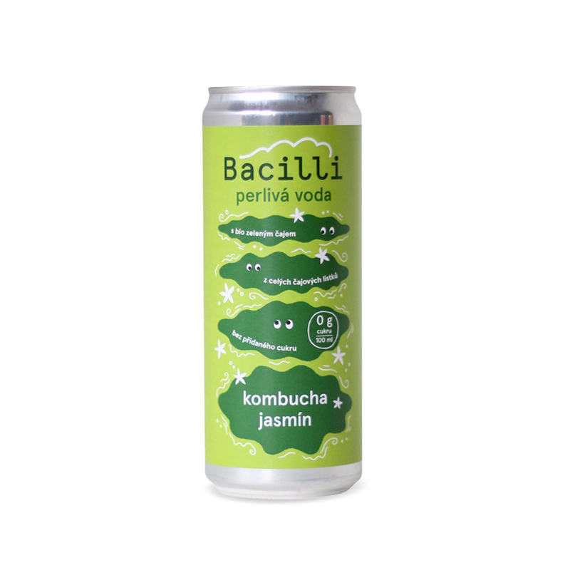 Bacilli Sparkling water Kombucha jasmine BIO - 330ml