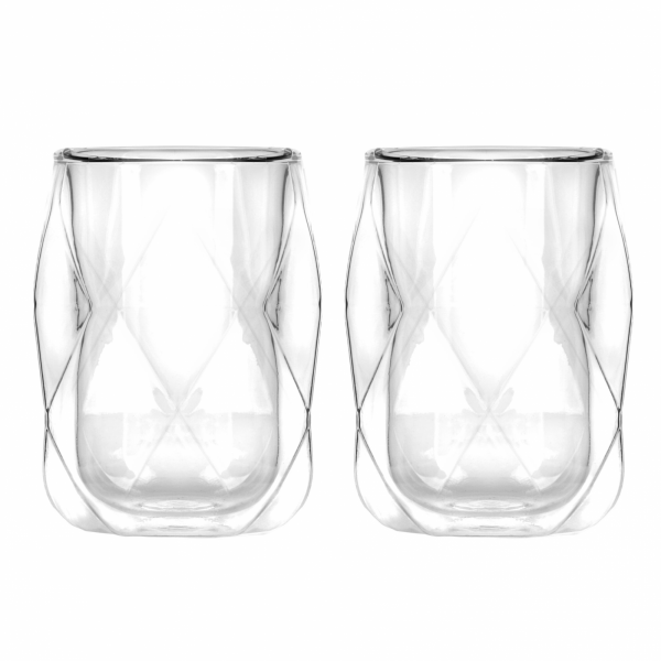 Vialli Design - geo double-walled glass 100 ml - 2 pcs