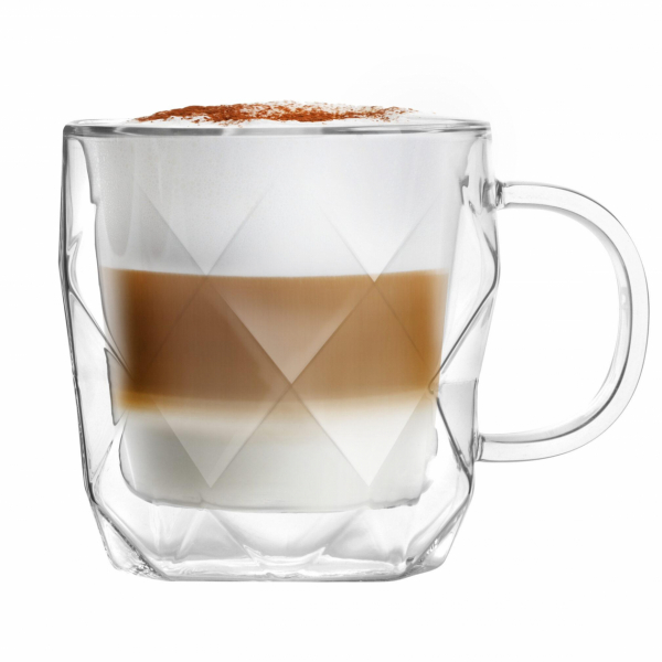 Vialli Design - geo double-walled mug - 450 ml