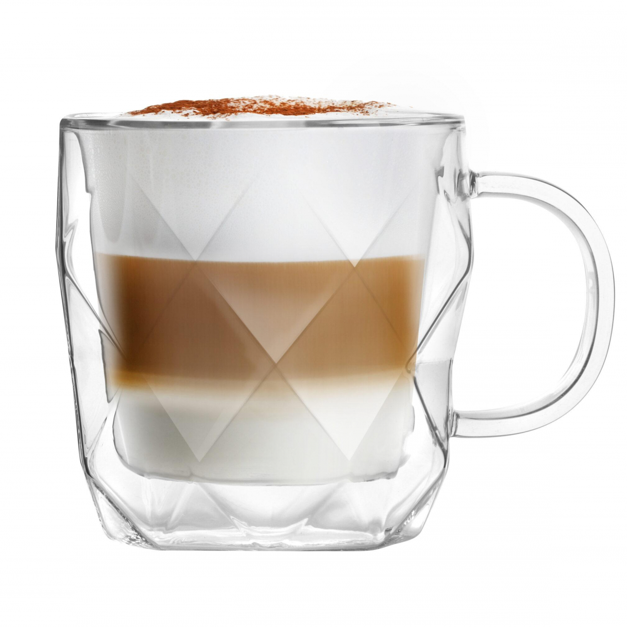 Vialli Design - geo double-walled mug - 450 ml