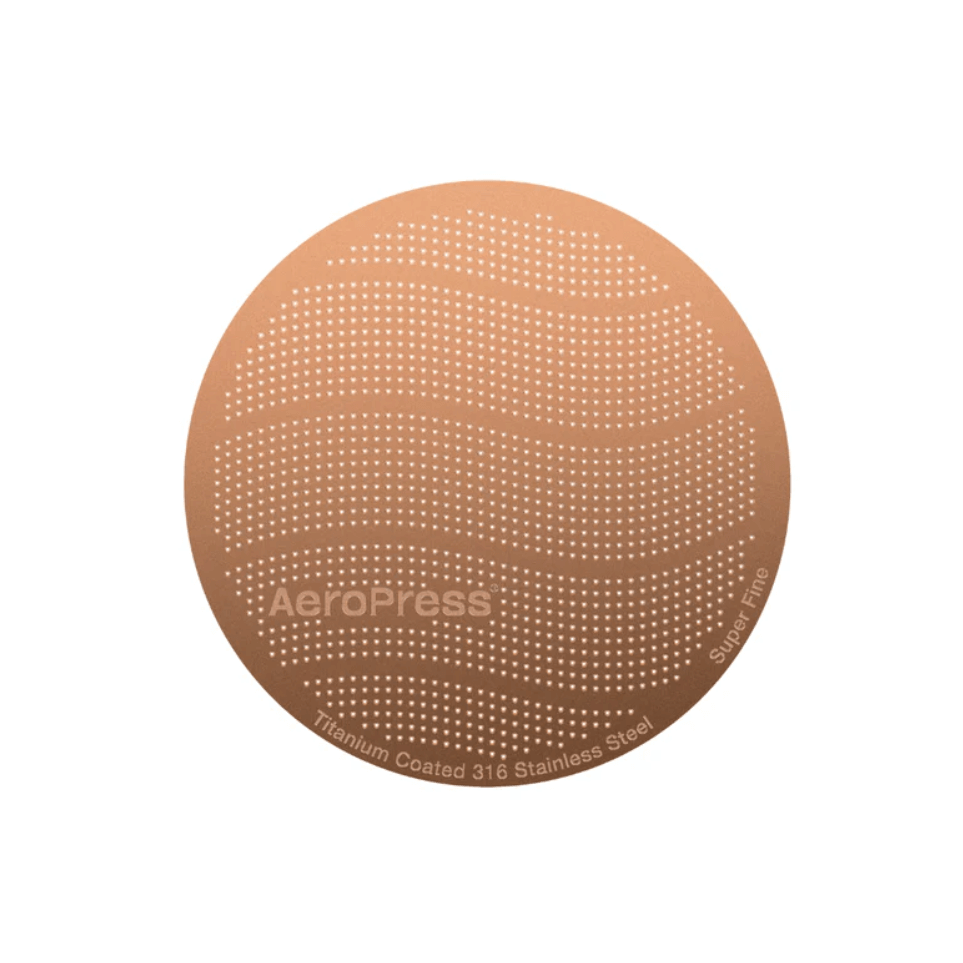 AeroPress Stainless Steel Reusable Filter - Standart - gold