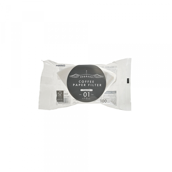 Hario Pegasus Paper Filters - Bleached - 01 - 100 pcs
