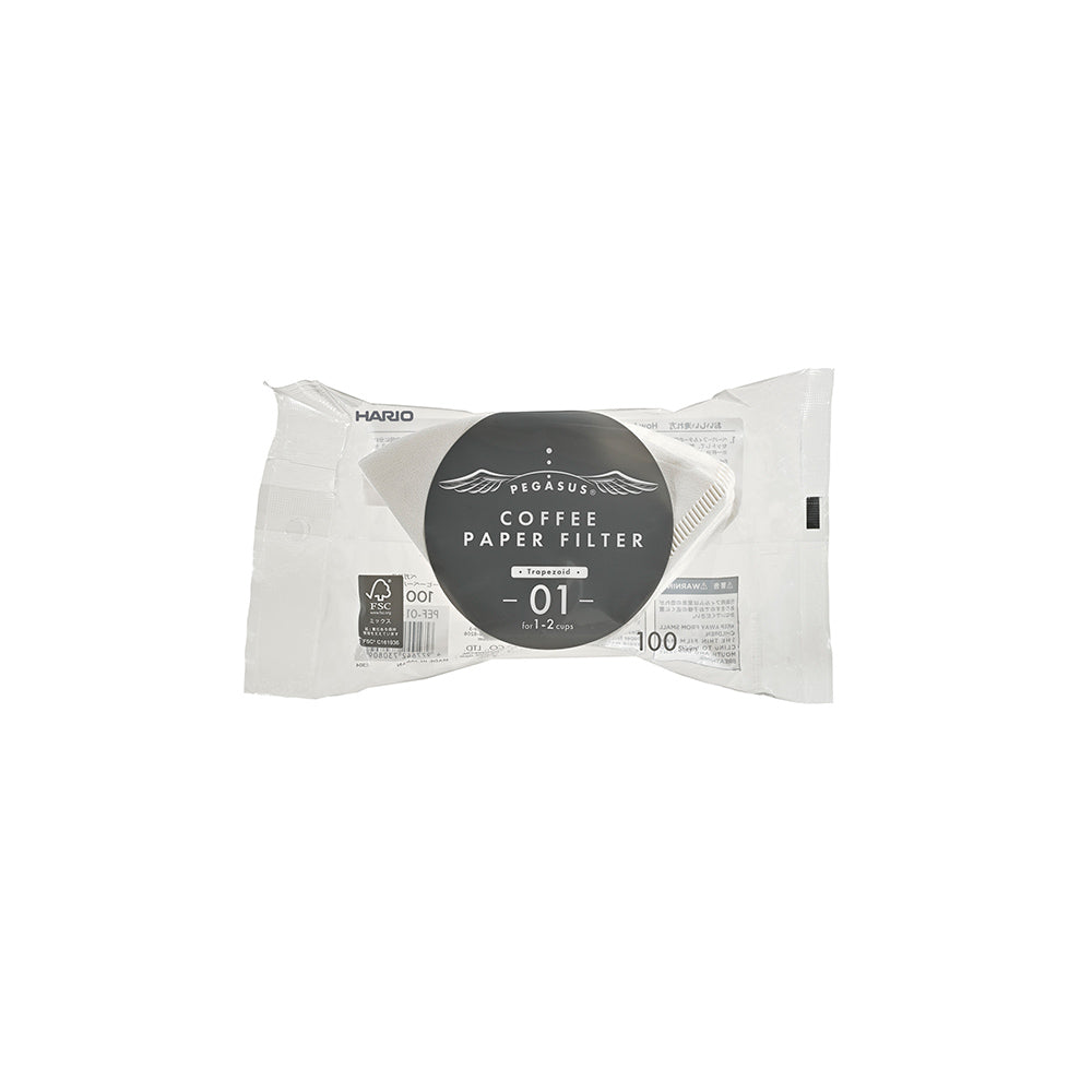 Hario Pegasus Paper Filters - Bleached - 01 - 100 pcs