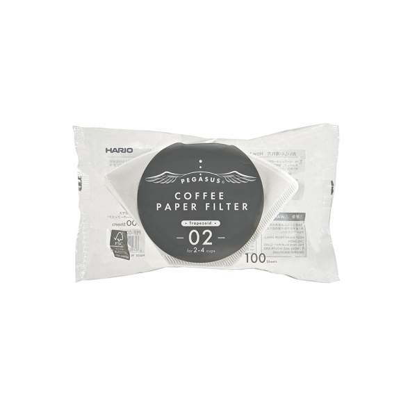 Hario Pegasus Paper Filters - Bleached - 02 - 100 pcs
