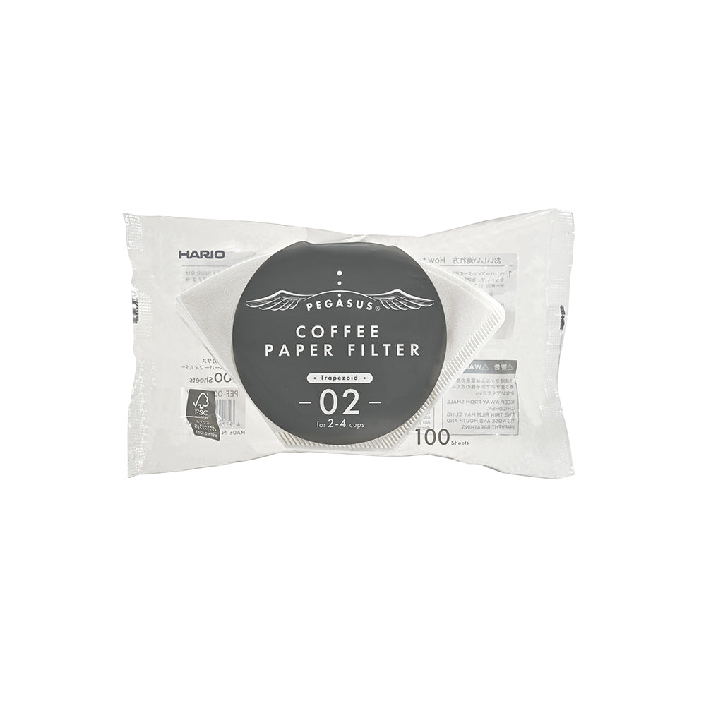 Hario Pegasus Paper Filters - Bleached - 02 - 100 pcs