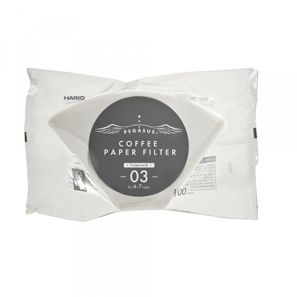 Hario Pegasus Paper Filters - Bleached - 03 - 100 pcs