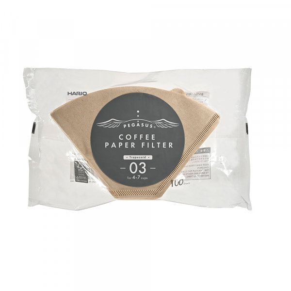 Hario Pegasus Paper Filters - Unbleached - 03 - 100 pcs
