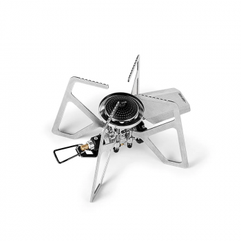 MHW-3BOMBER MET Outdoor Cassette Stove - portable outdoor stove - silver