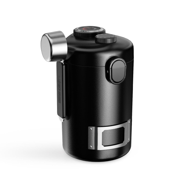 MHW-3BOMBER Gambo coffee container 250g with humidity indicator - black