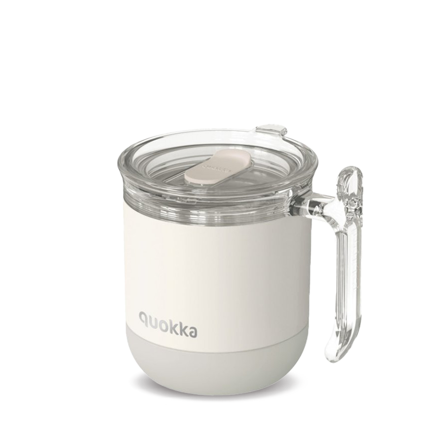 Quokka Wave Smartgrip thermal mug - 260ml - Ivory