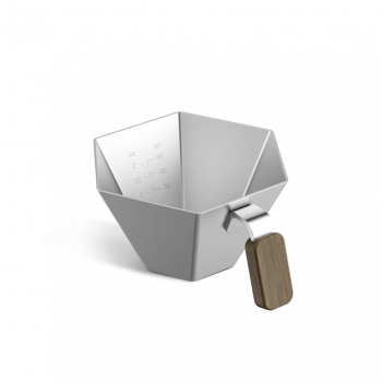 MHW-3BOMBER Prism Measuring Cup - coffee measuring cup - 100ml - silver