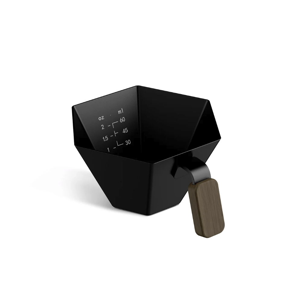 MHW-3BOMBER Prism Measuring Cup - coffee measuring cup - 100ml - black