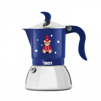 Bialetti Fiammetta Induction Joyful Christmas 4 cups - blue