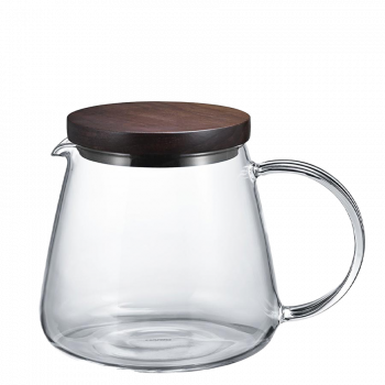 Hario - Walnut Coffee Server 600 ml - Clear (VBS-60-WN)