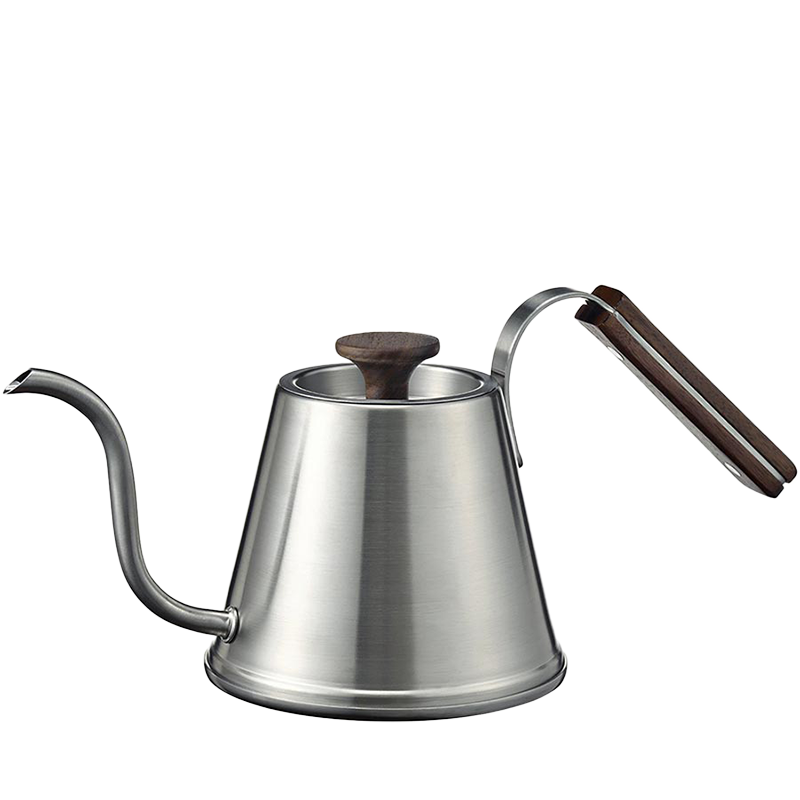 Hario V60 Drip Kettle Walnut - 600 ml - Gooseneck Kettle (DKW-600-WN)