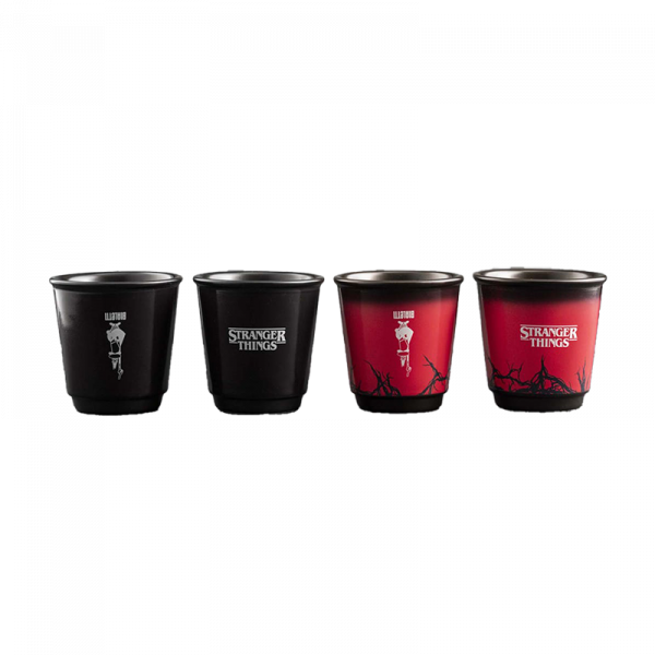 Bialetti - Set of 4 Stranger Things Cups - thermochromatic cups - 4x90 ml