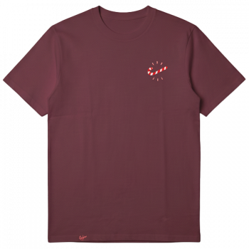 Candycane birthday T-shirt - MADE MAMA PROUD #8 - red brown - XL