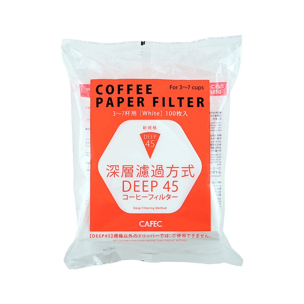Cafec Deep 45 paper filters - 100 pcs