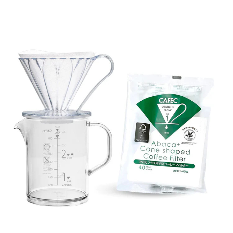 Cafec Starter Kit 1-2 Cup - starter coffee set