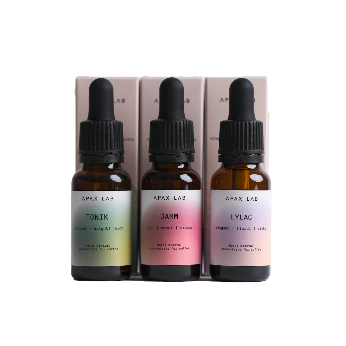 APAX LAB - Box of 3 mineral concentrates 3X20ml Nano