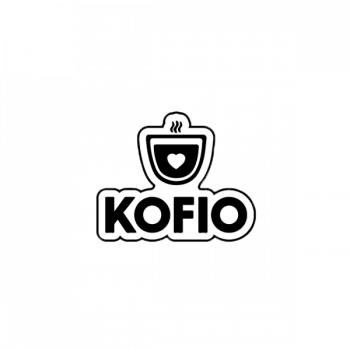 Kofio enamel pin - black