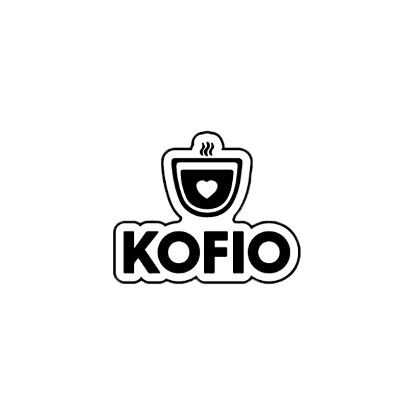 Kofio enamel pin - black