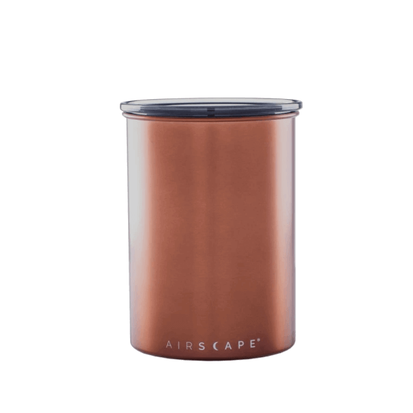 Airscape coffee container 500 g - Brushed Cooper