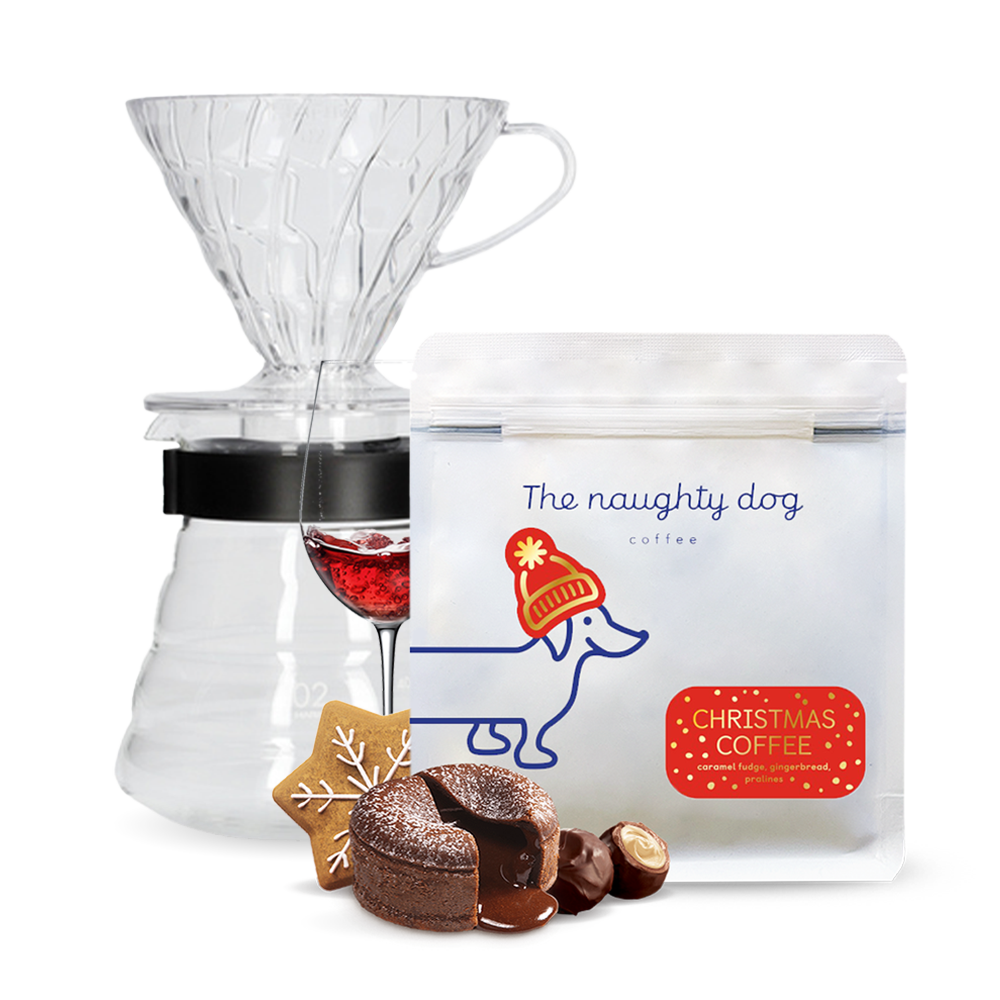 The Naughty Dog Christmas Edition Hario V60 Set