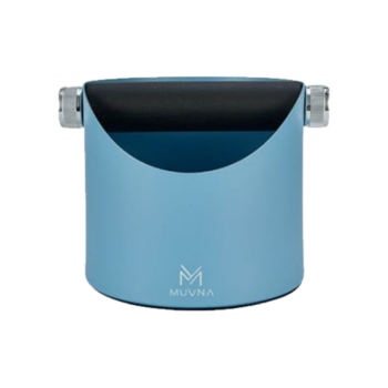 Muvna Steel Knock Box - coffee knock box - blue