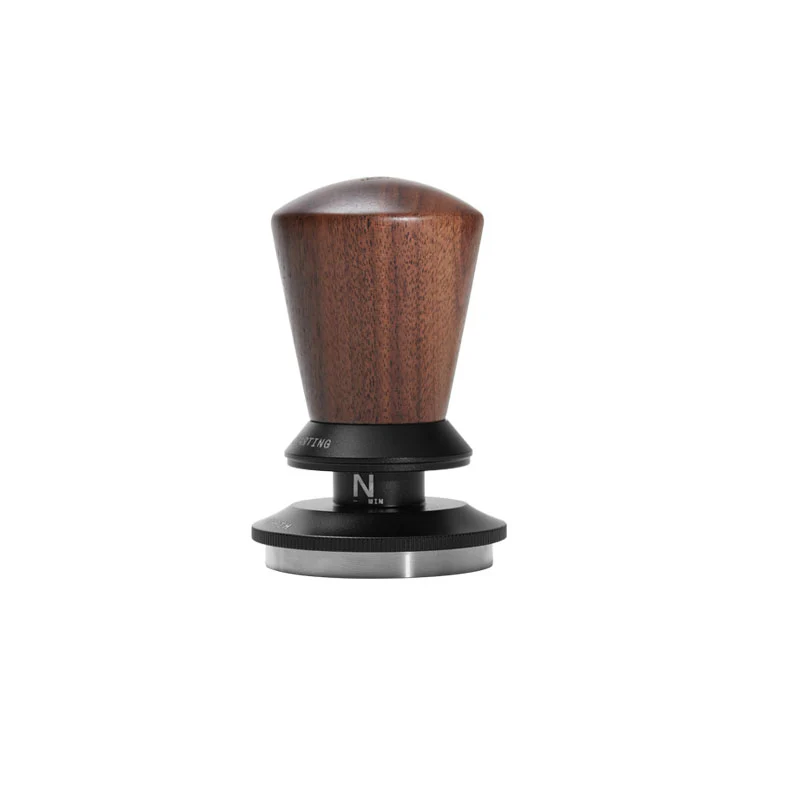 Muvna Adjustable Precision Tamper - 51 mm - walnut