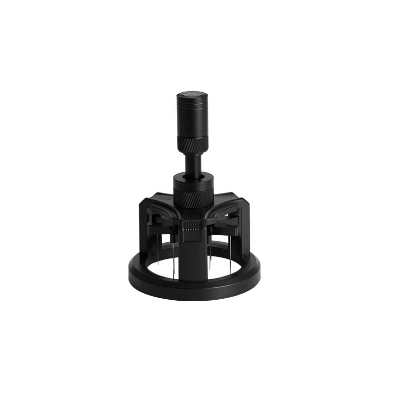 Muvna Espresso WDT Tool - adjustable needle distributor - 53 mm - black