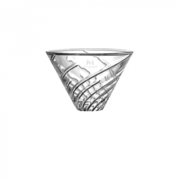 Muvna LI V60 coffee dripper - glass dripper 01 - transparent